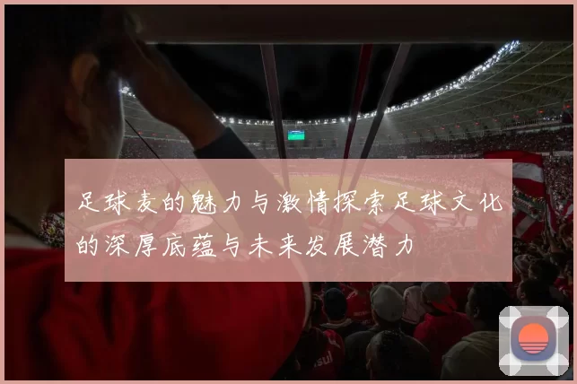 足球麦的魅力与激情探索足球文化的深厚底蕴与未来发展潜力